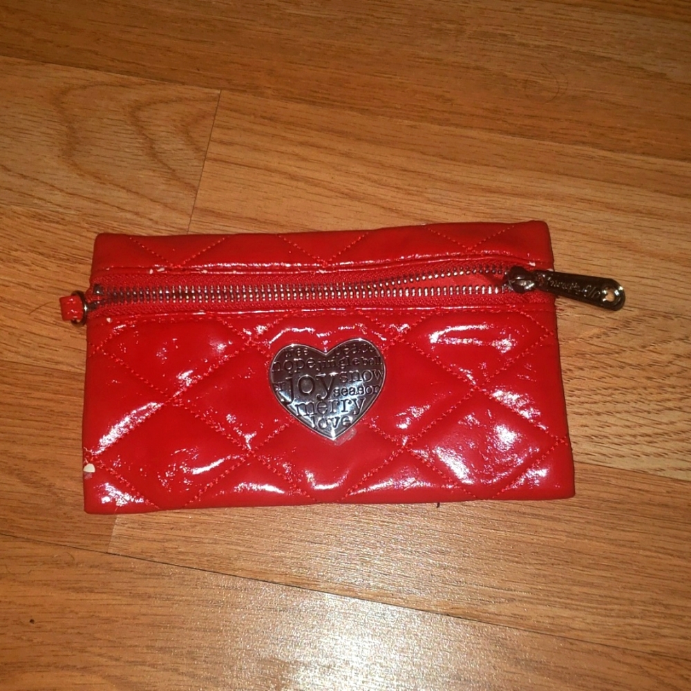 Excellent looking patent leath...Brighton joy merry peace jingle bag
